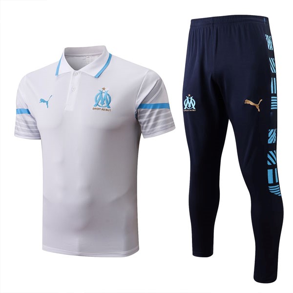 Polo Marsella Conjunto Completo 2022-2023 Blanco